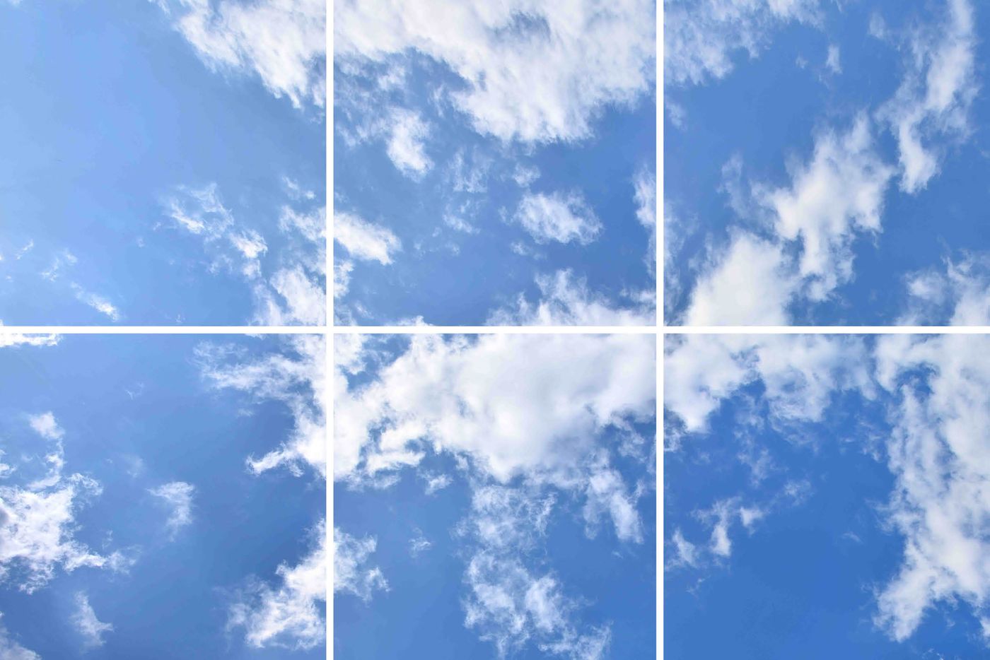 6 panelen (3x2), samenstelling 3