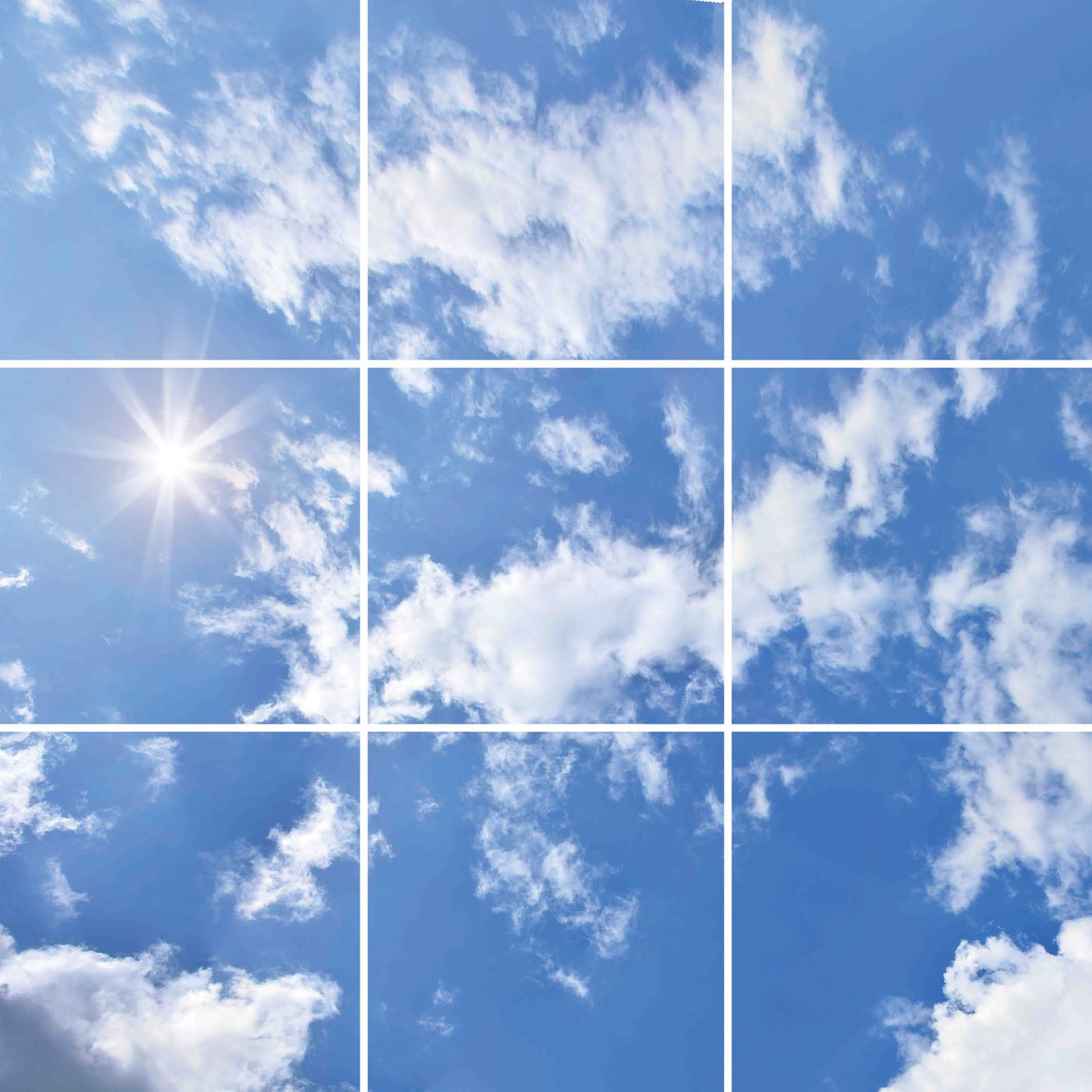 9 panelen (3x3)