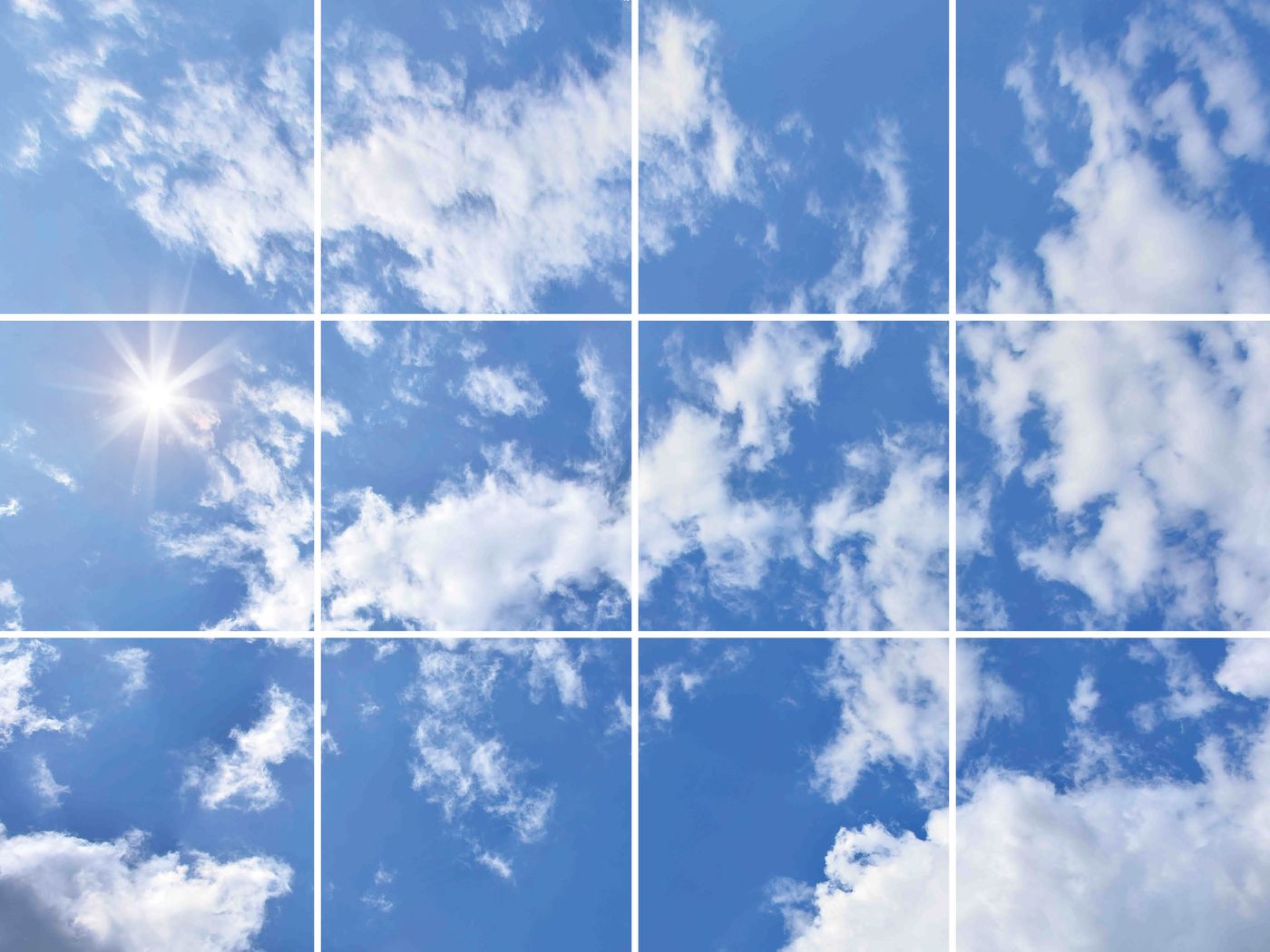12 panelen (4x3)