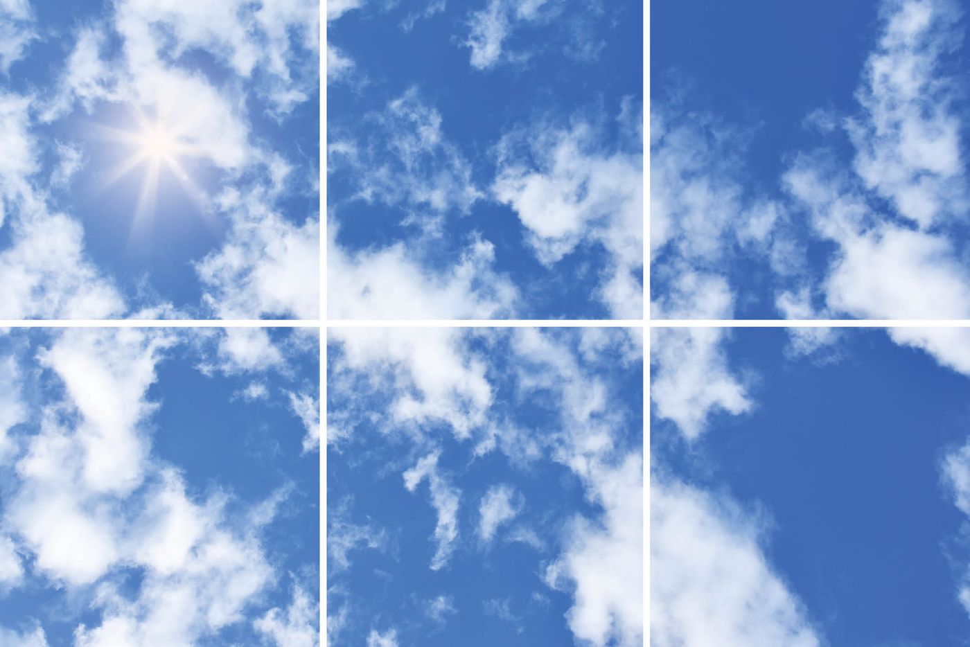 6 panelen (3x2), samenstelling 2