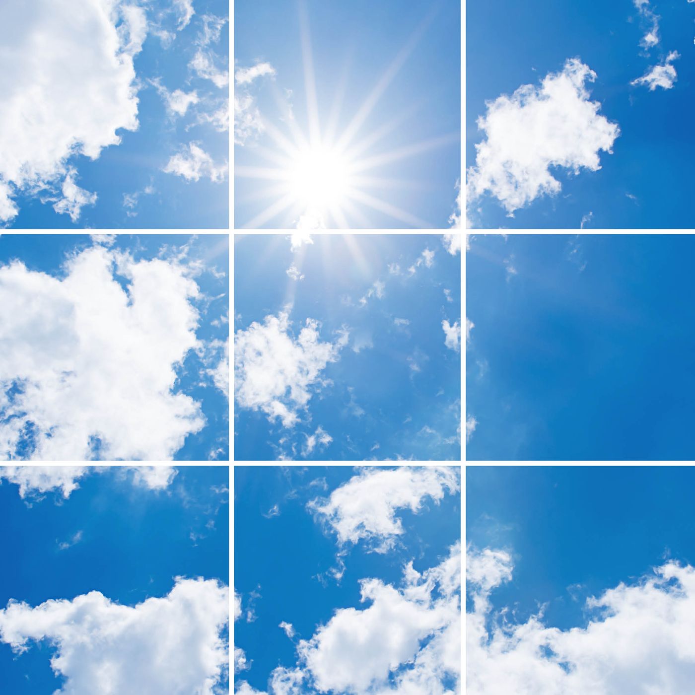 9 panelen (3x3)