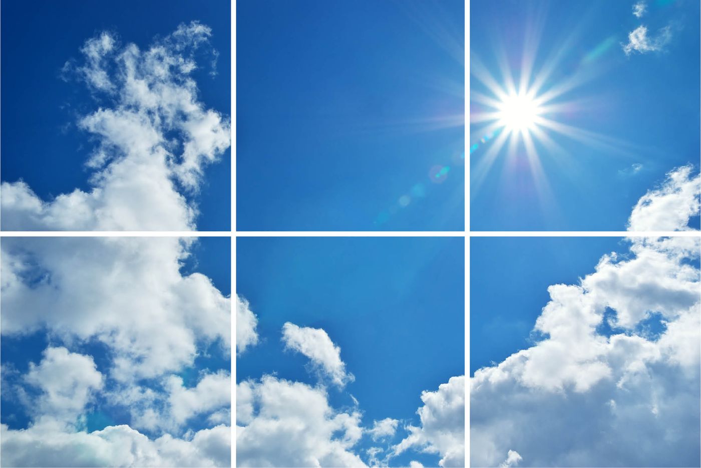 6 panelen (3x2)