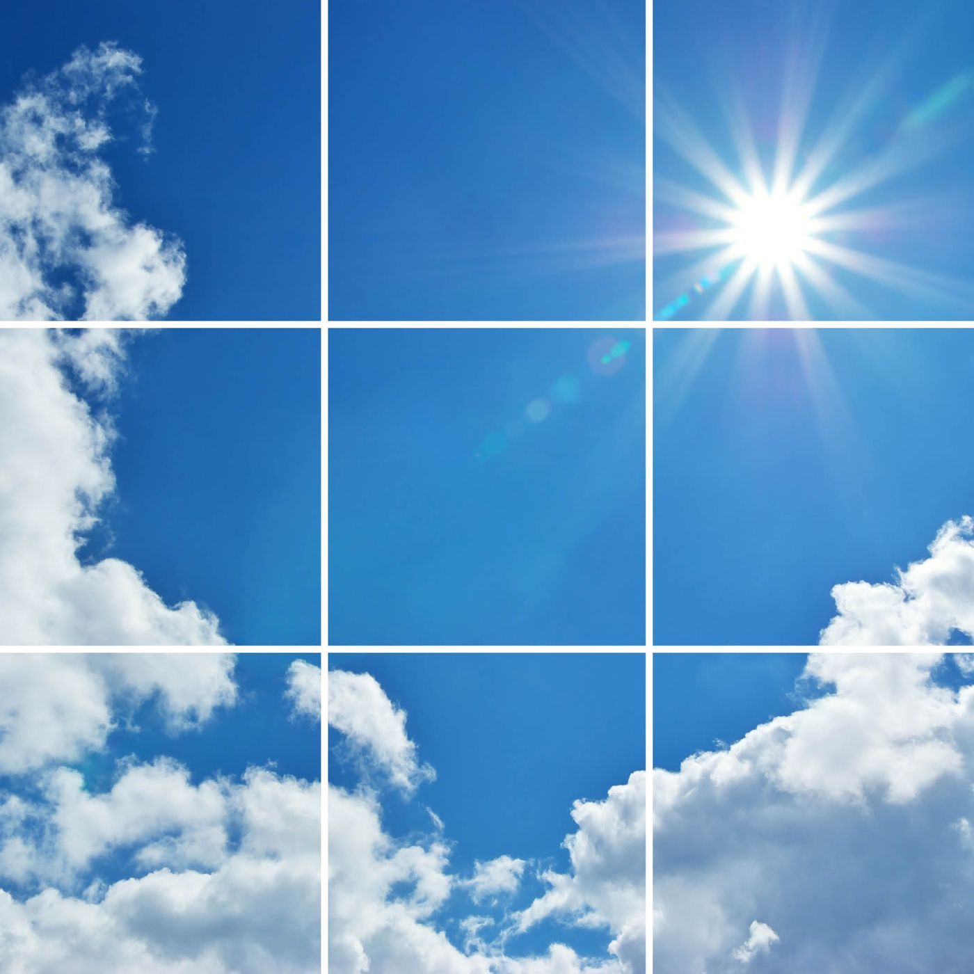 9 panelen (3x3)