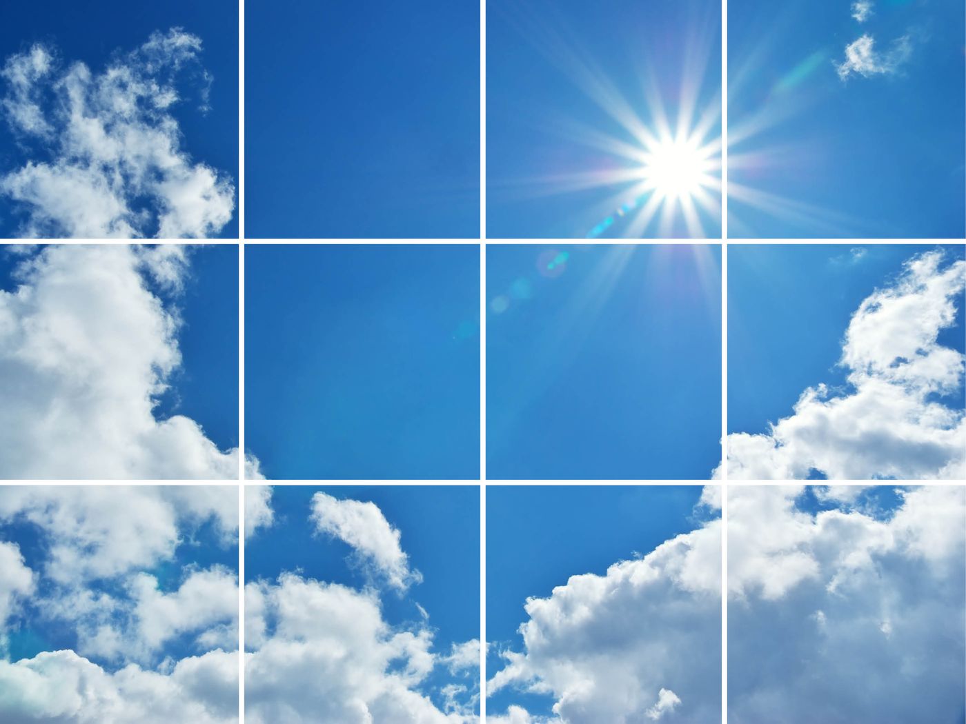 12 panelen (4x3)