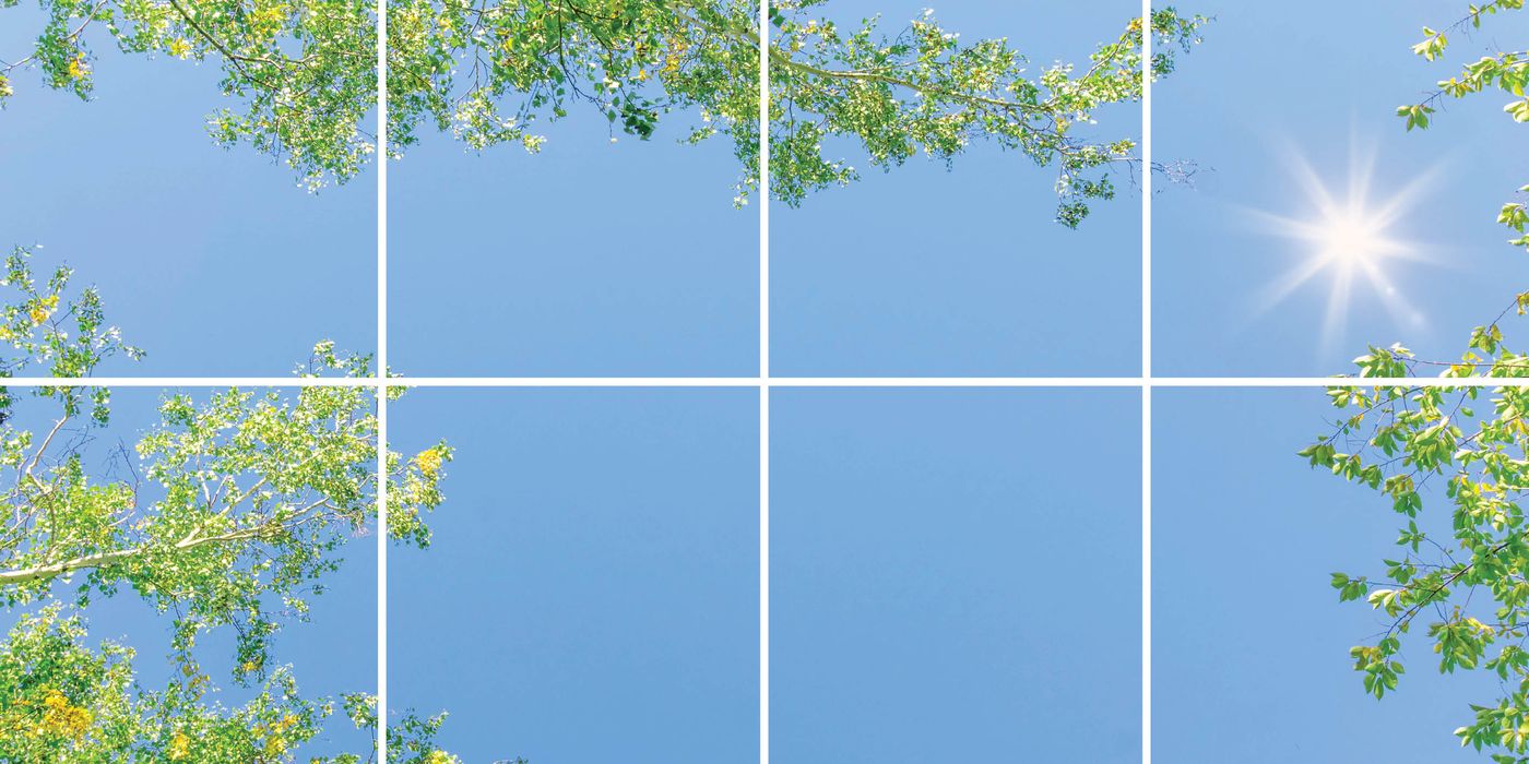 8 panelen (4x2)